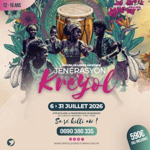 JÉNÉRASYON KRÉYOL - SÉ KILTI AW - 6 › 31 juillet 2026
